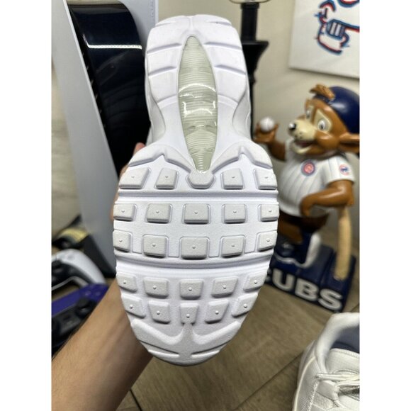 Nike Air Max 95 Essential Men's Size 8 Women's Size 9.5 White-Grey Fog VNDS - Picture 6 of 10